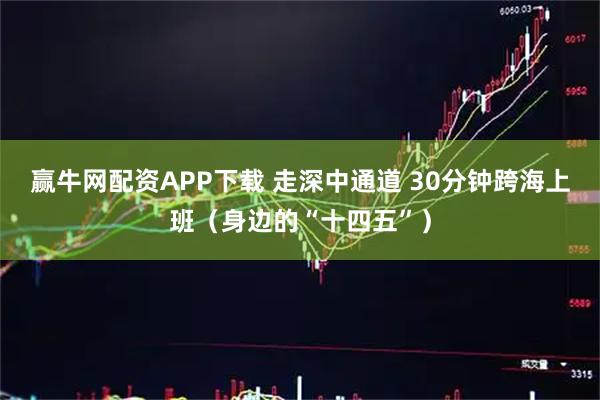 赢牛网配资APP下载 走深中通道 30分钟跨海上班（身边的“十四五”）