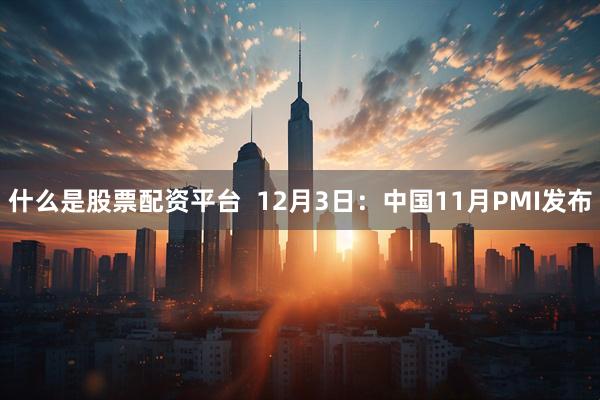 什么是股票配资平台  12月3日：中国11月PMI发布